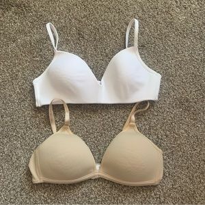 Delta Bra Bundle 34A White Beige